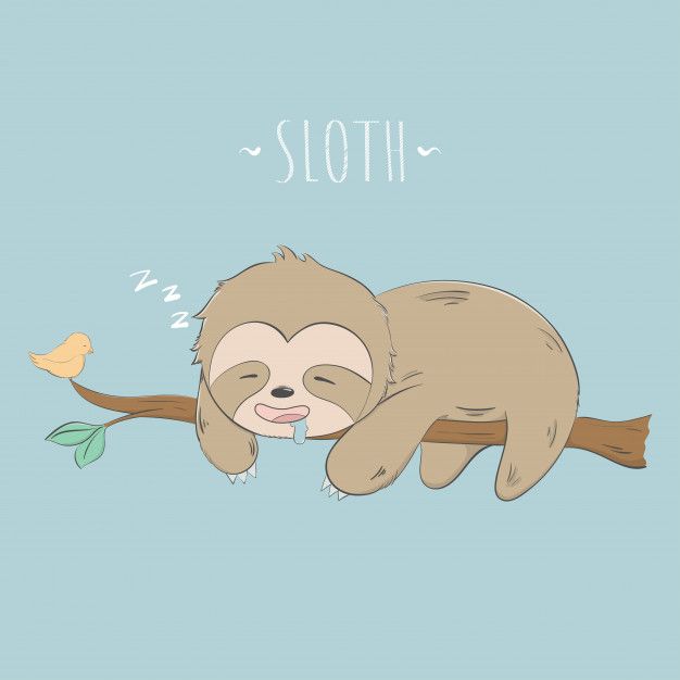 endearing sloth backgrounds for kids