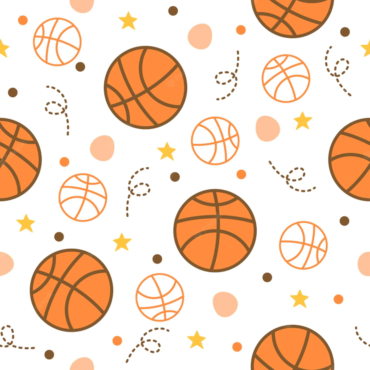 enticing cute basketball designs for creative projects.