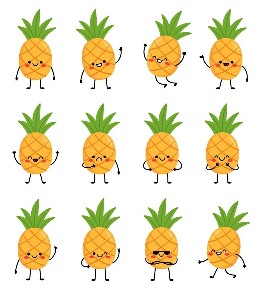 eye-catching cute pineapple patterns for creative projects