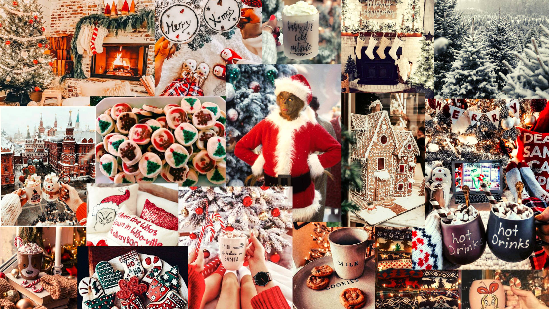 festive cute backgrounds for Christmas