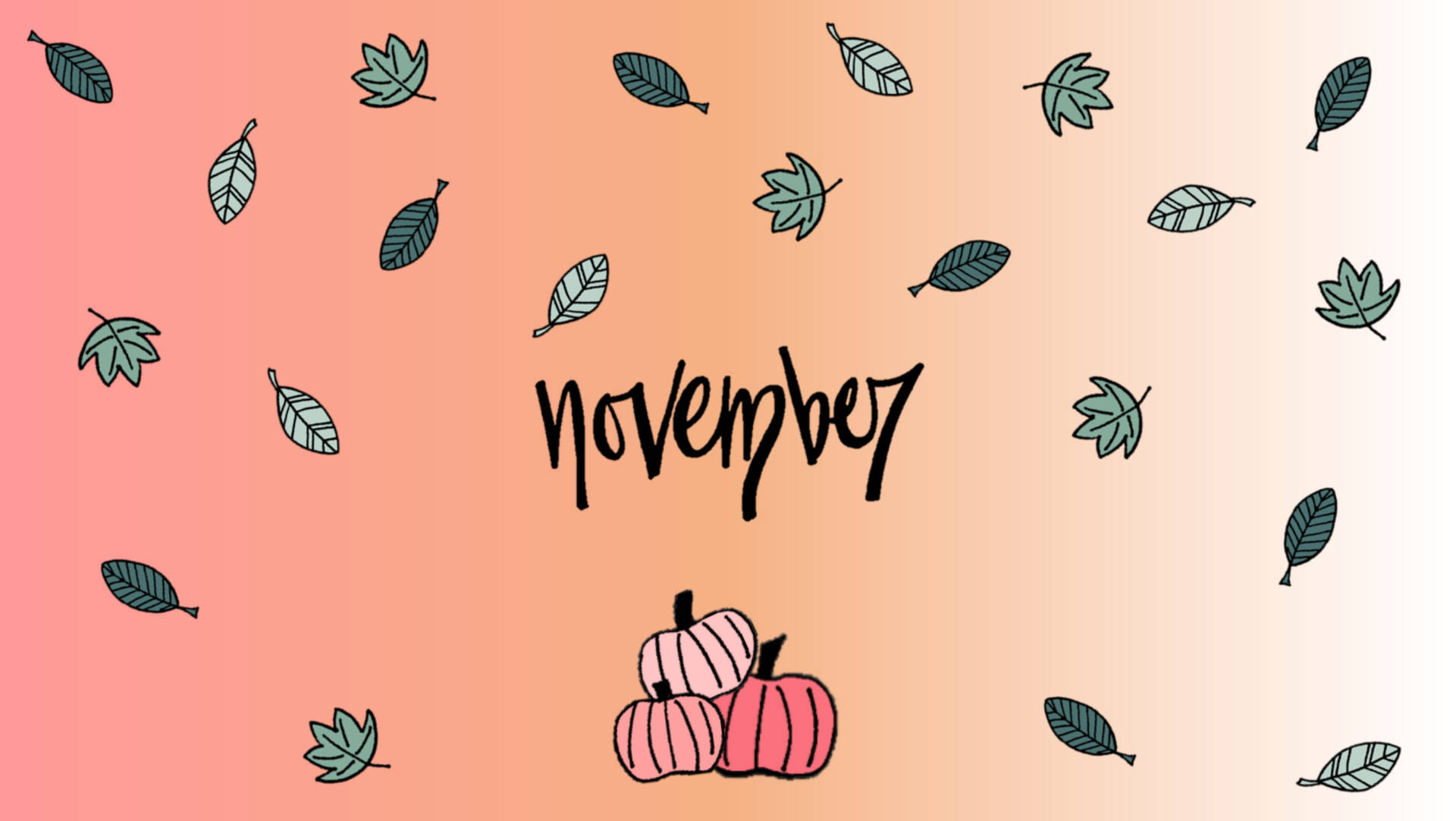 festive cute November designs