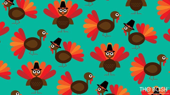 festive cute turkey decorations for digital spaces.