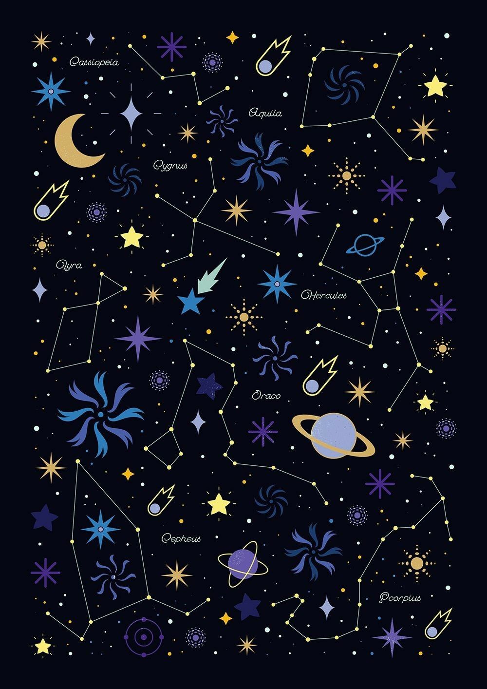 galaxy cute Stitch backgrounds 0048