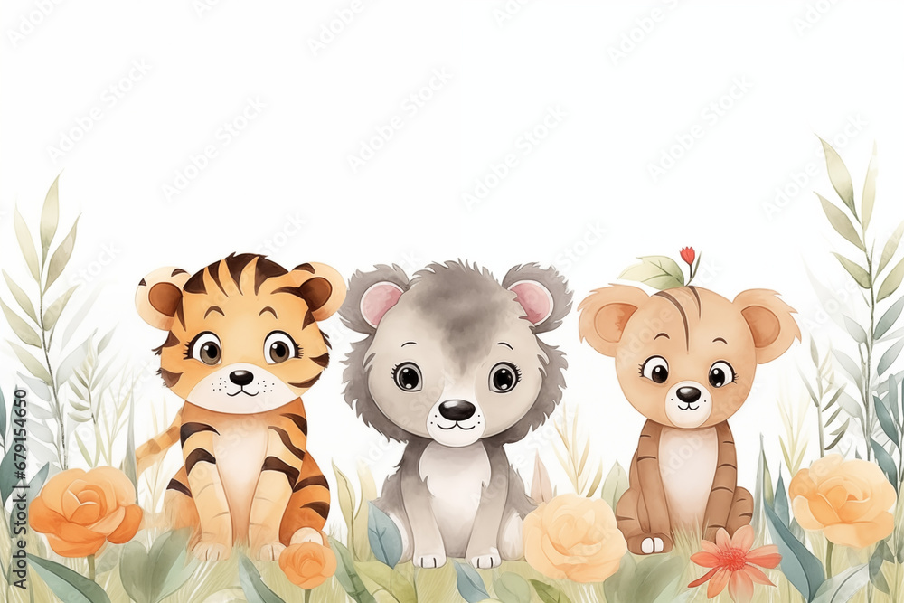 imaginative backgrounds featuring cute animals.