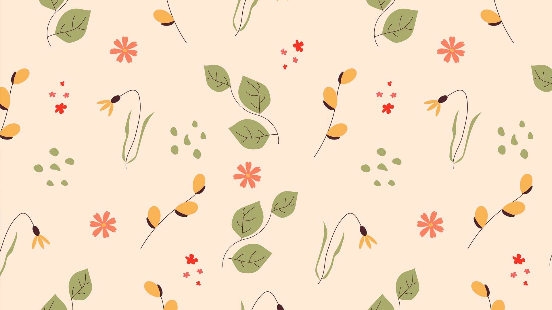 kawaii cute flower backgrounds for art projects