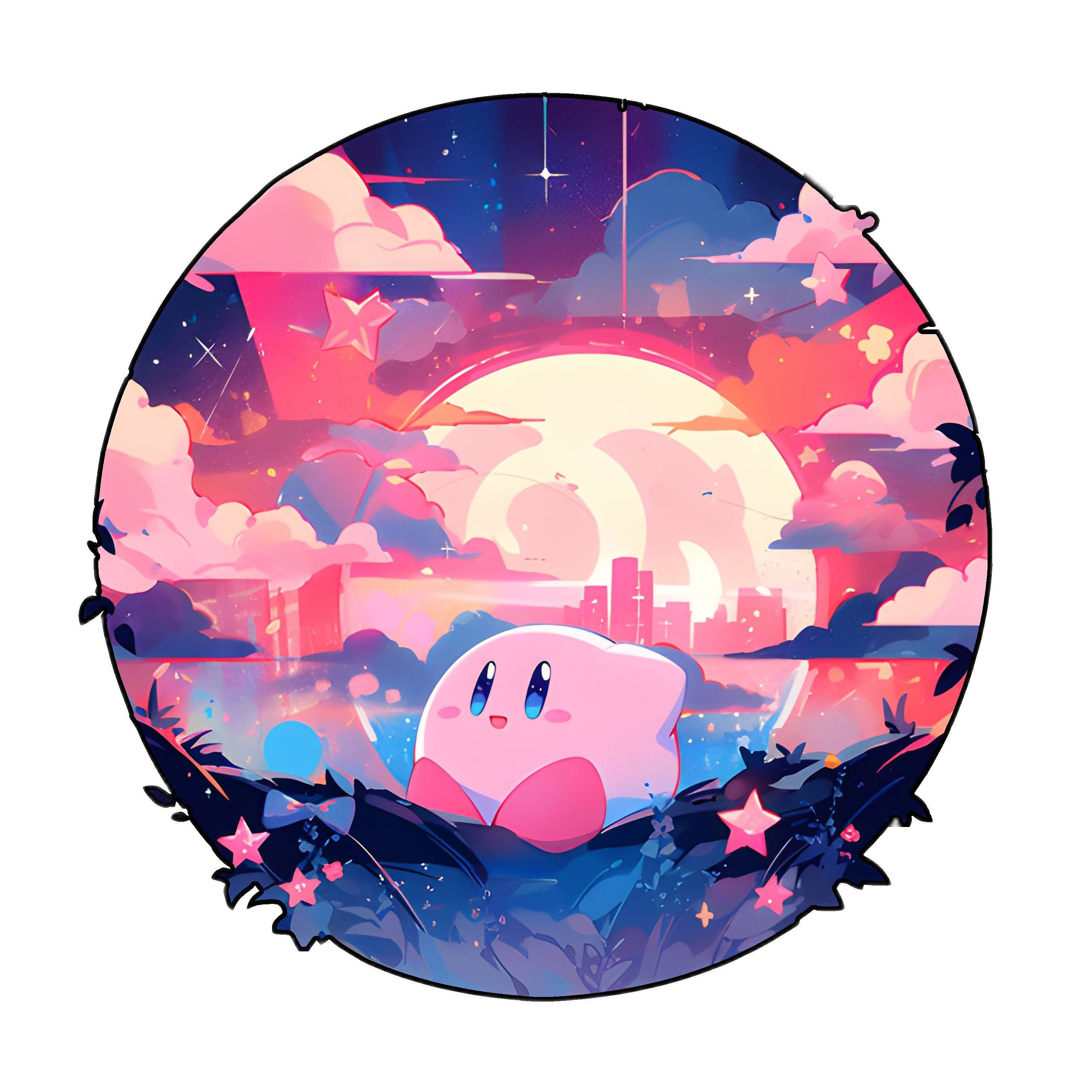 kawaii Kirby themed wallpapers