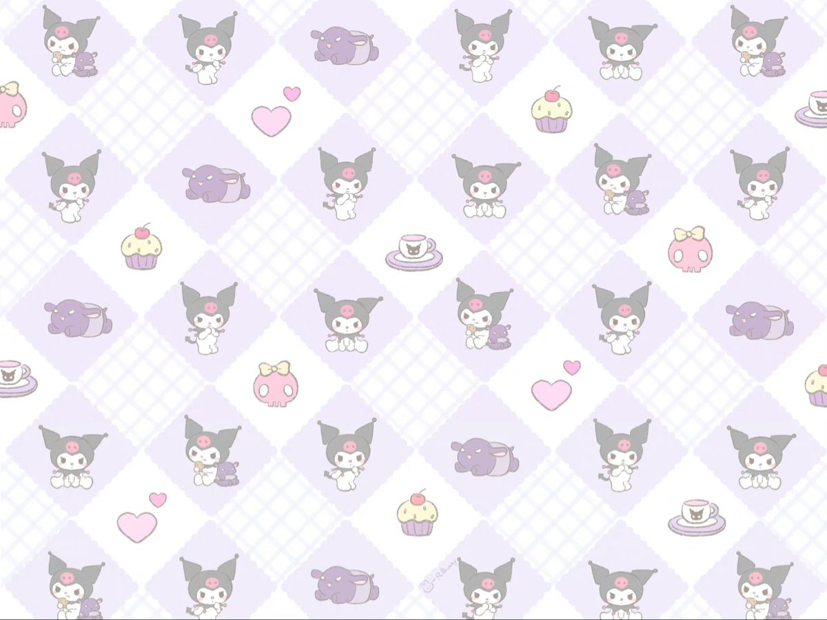 lovely kuromi-inspired backdrop designs