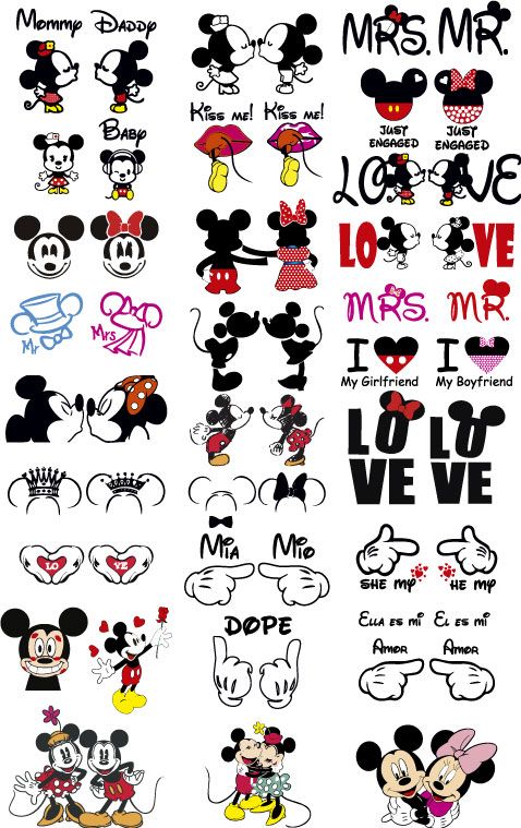 lovely Mickey Mouse illustrations for screens