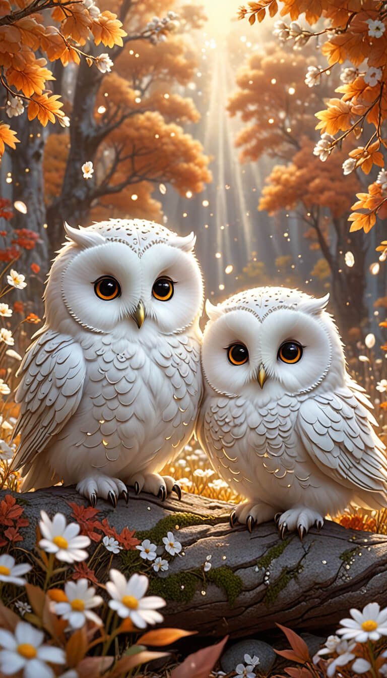 lovely owl-themed backgrounds