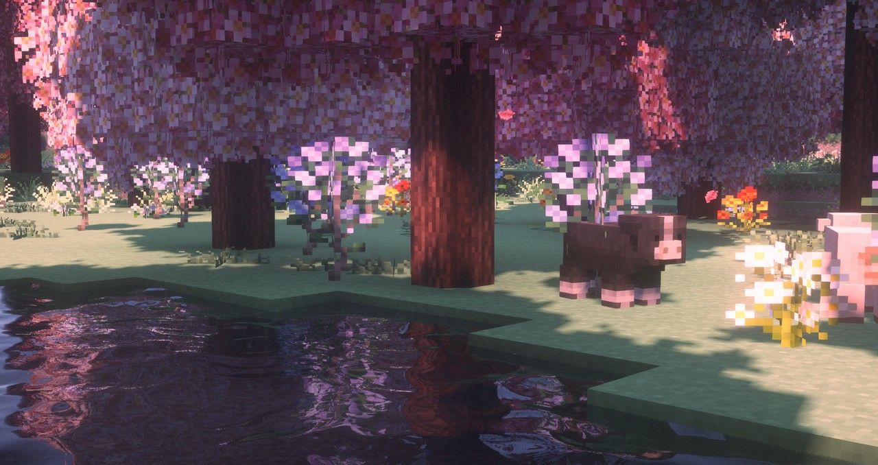 magical cute Minecraft backgrounds.