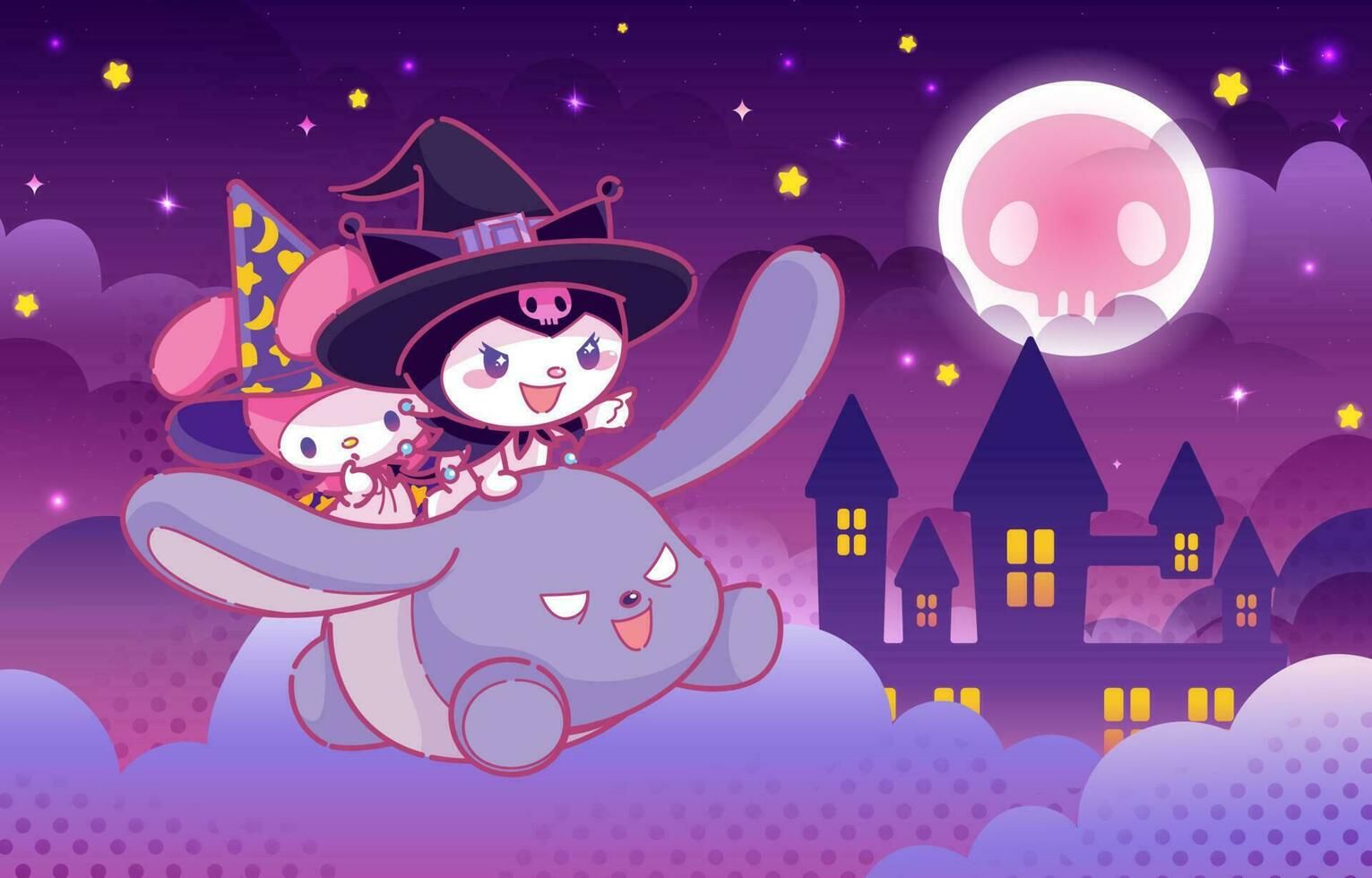 magical cute Witch background themes