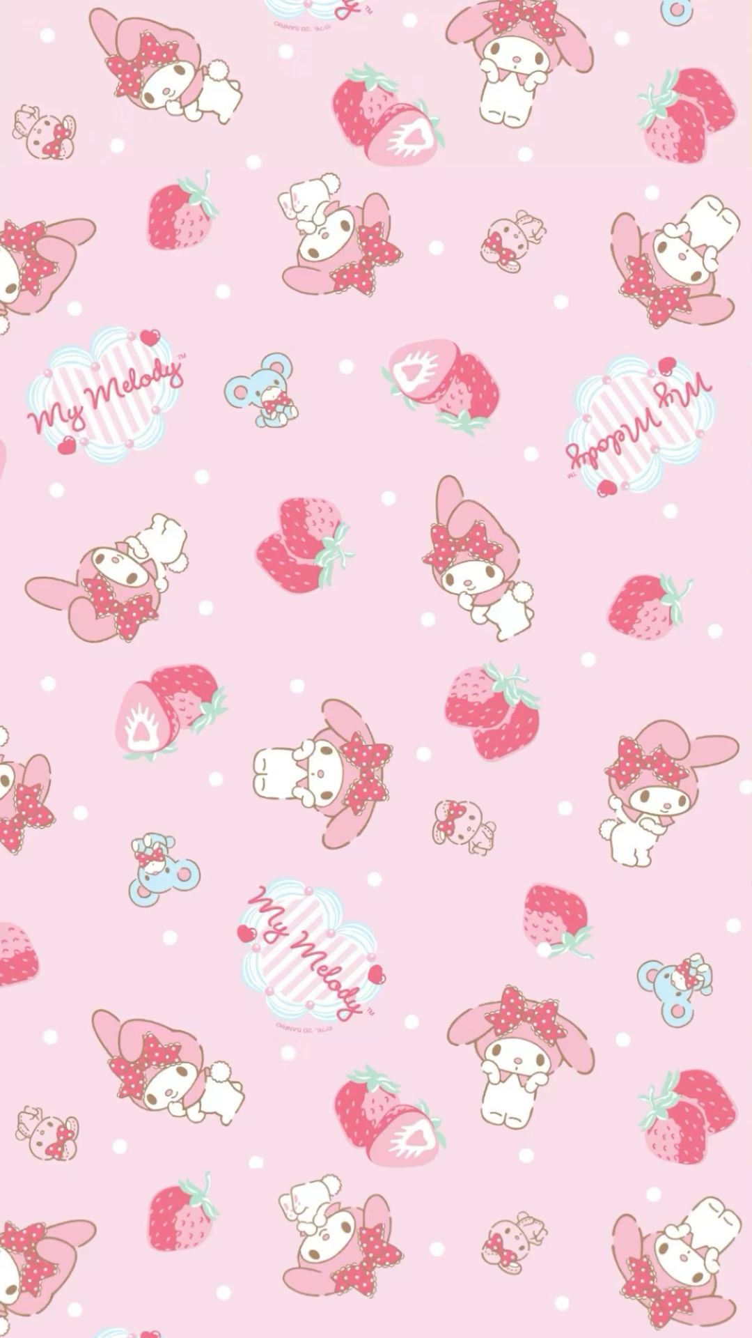 My Melody backgrounds for social media