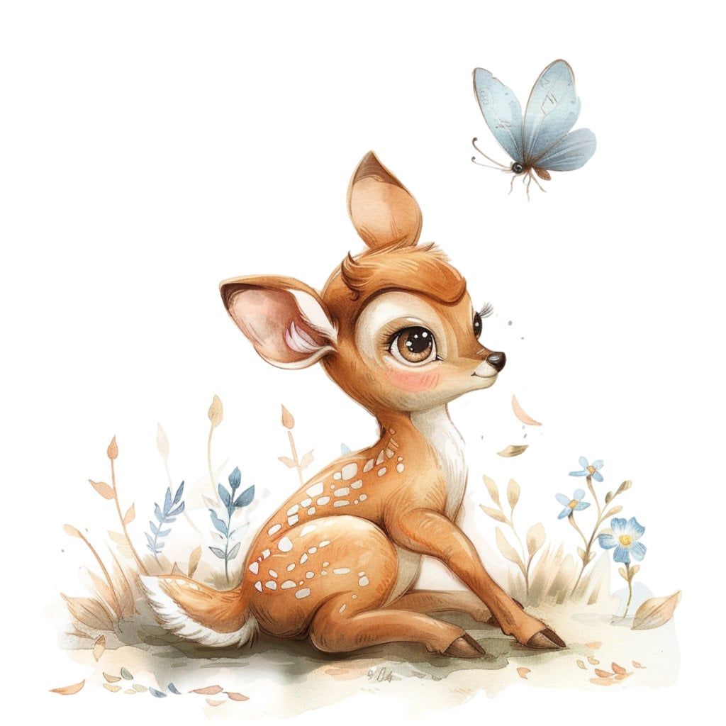 picturesque cute deer scenery backgrounds