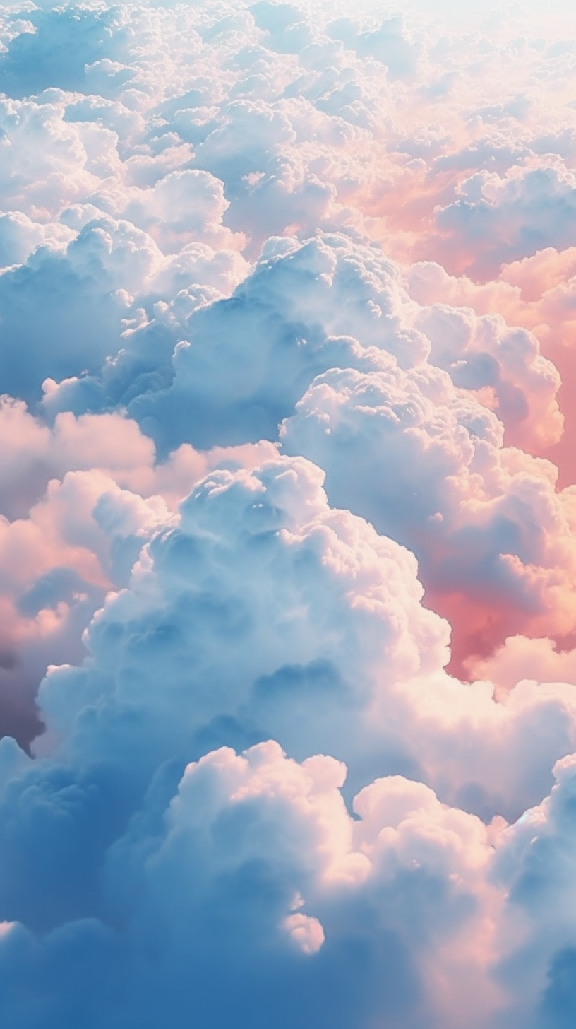 playful clouds in background designs