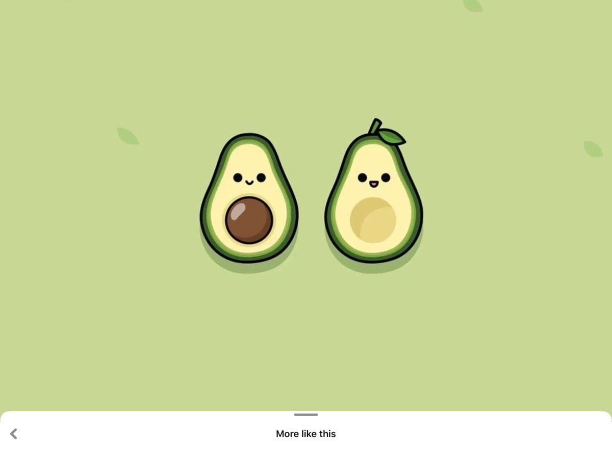 playful cute avocado backgrounds