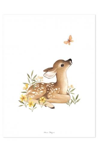 playful cute deer wallpapers for kids