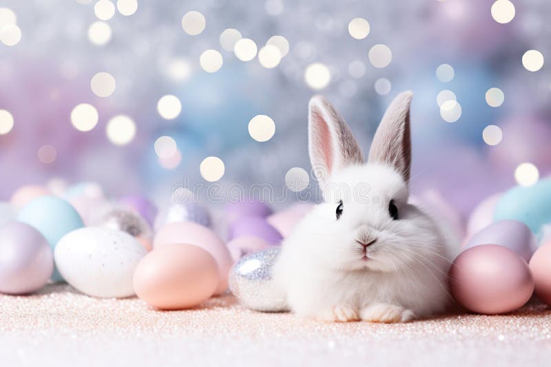 playful cute Easter Bunny backgrounds