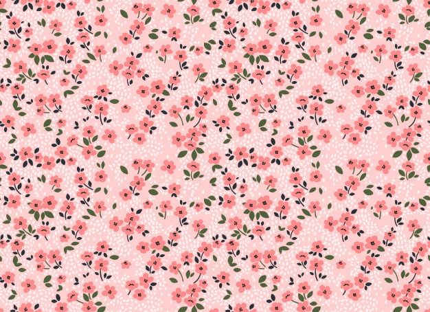 playful cute floral background patterns