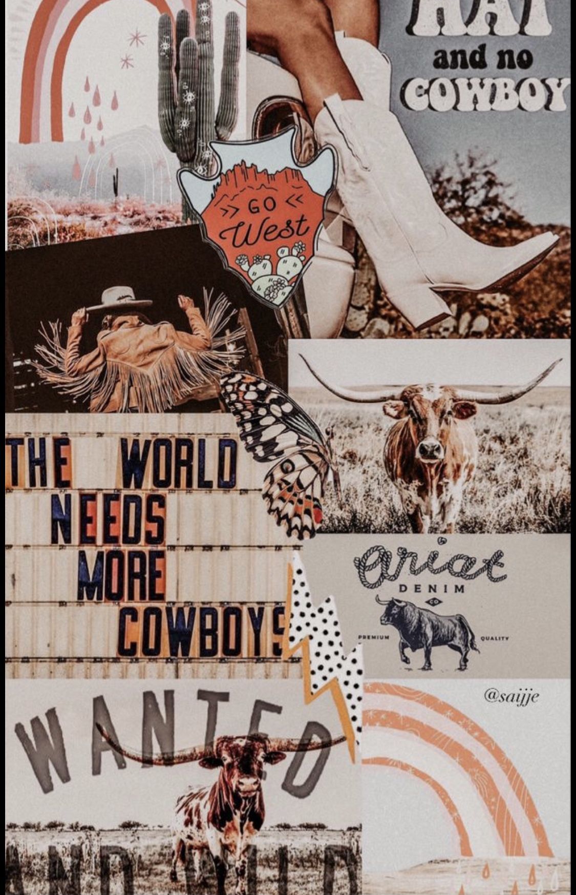 playful cute Western backgrounds for creative projects