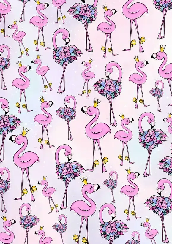 playful flamingo backgrounds for desktop