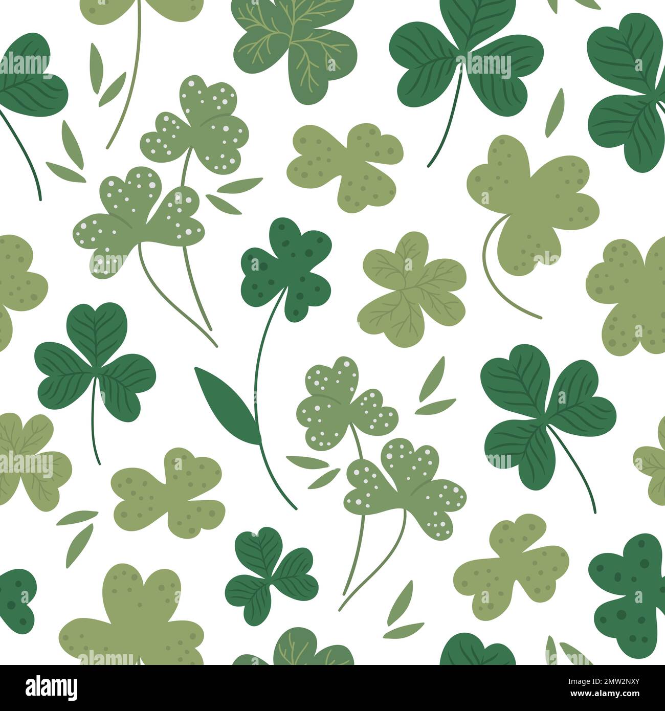 playful shamrock pattern backgrounds