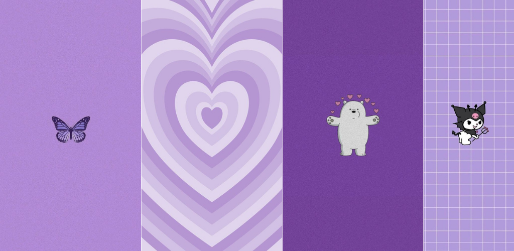 purple cute backgrounds 0012