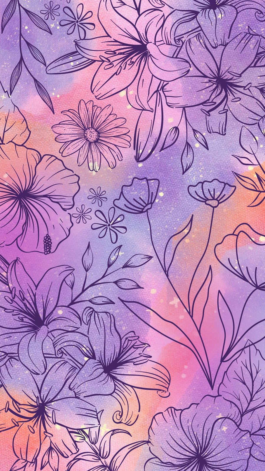 purple cute backgrounds 0028