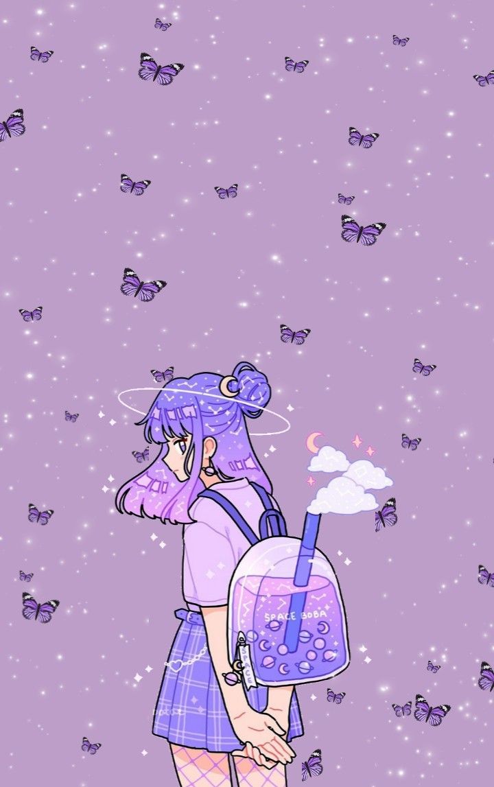 purple cute backgrounds 0060