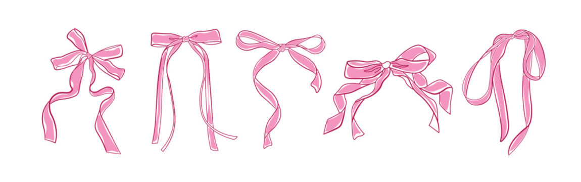 stunning cute pink bow transparent backgrounds for social media