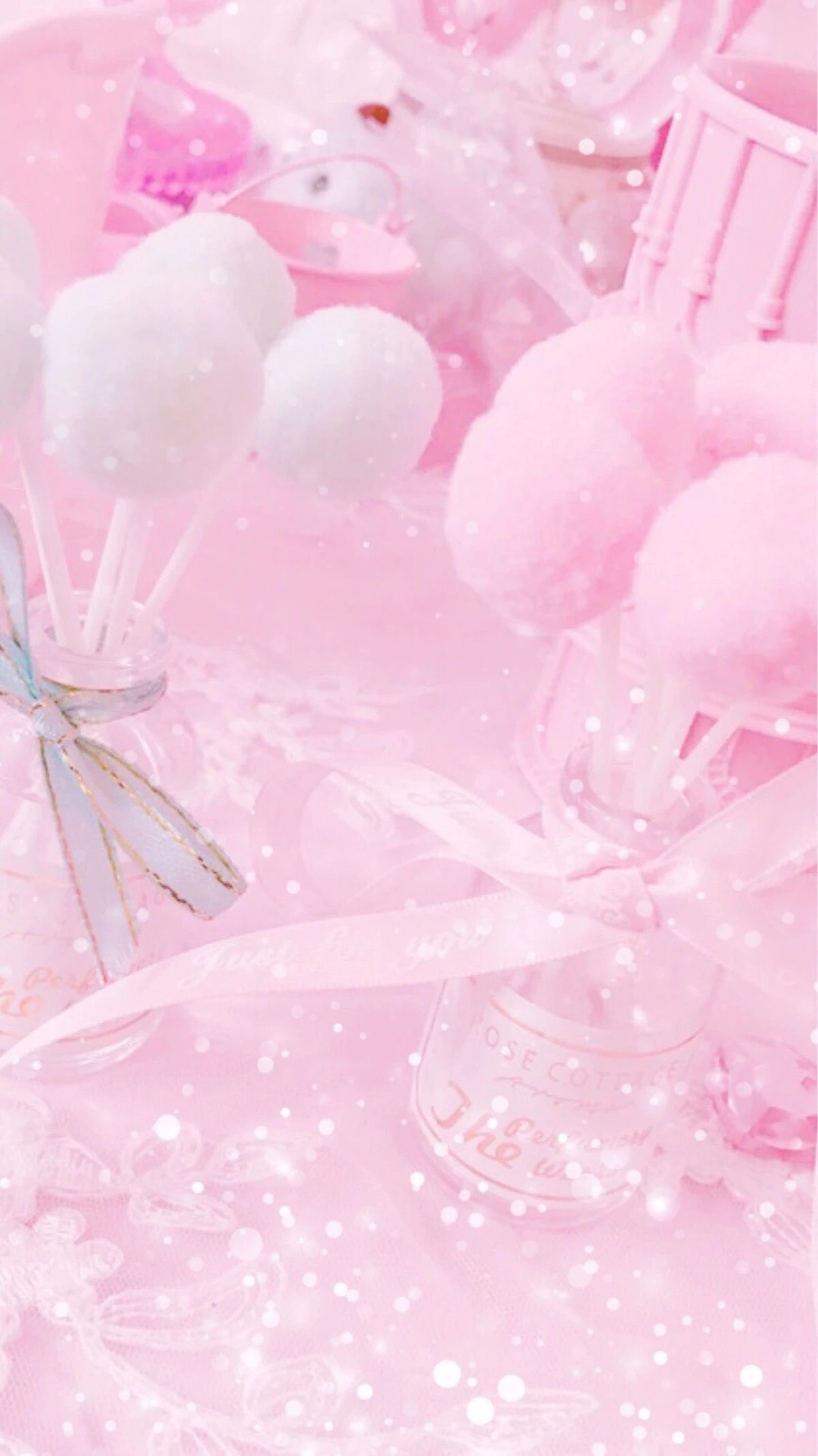 Stylish cute backgrounds with pastel pink themes