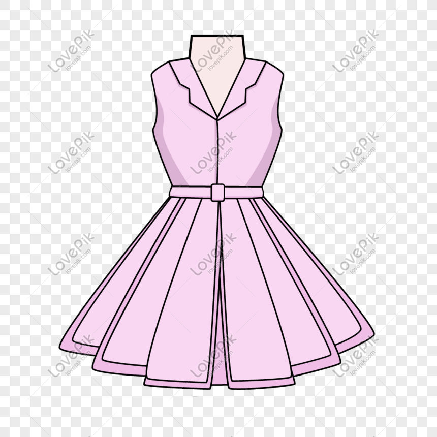 stylish cute dress transparent background designs