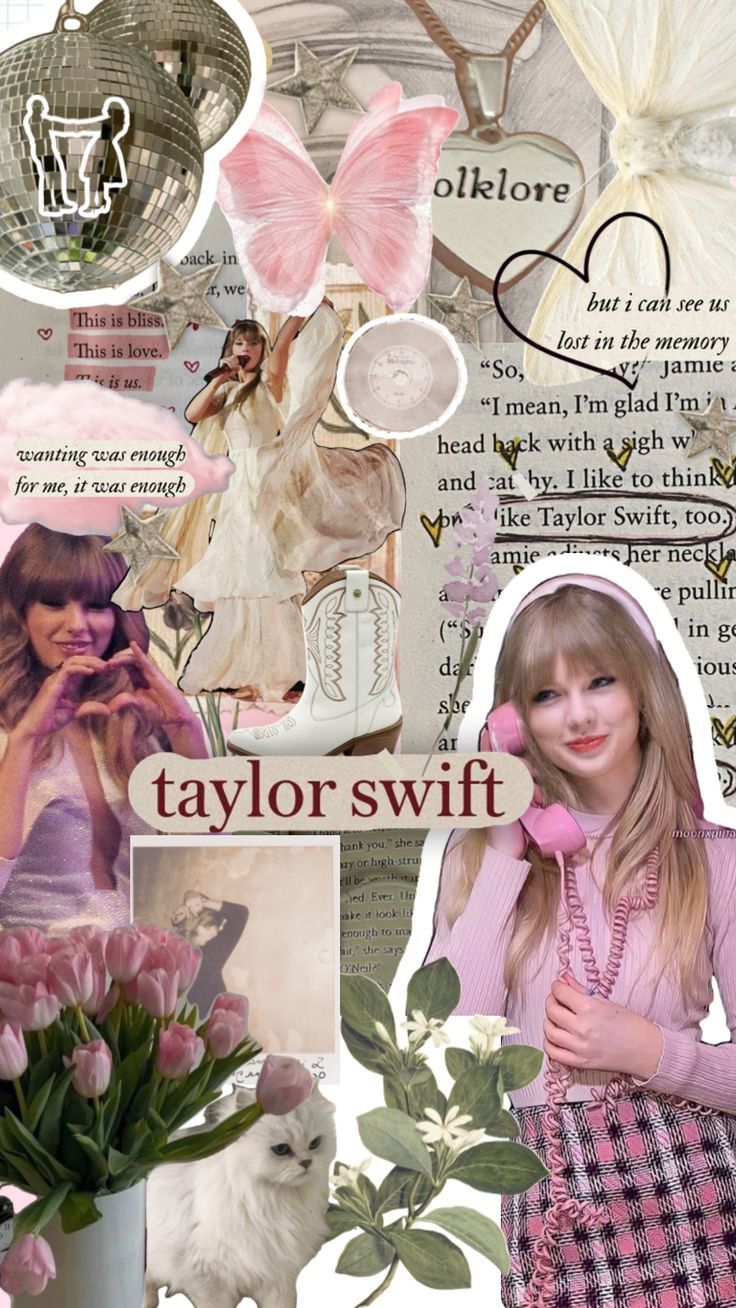 Stylish cute Taylor Swift aesthetic backgrounds