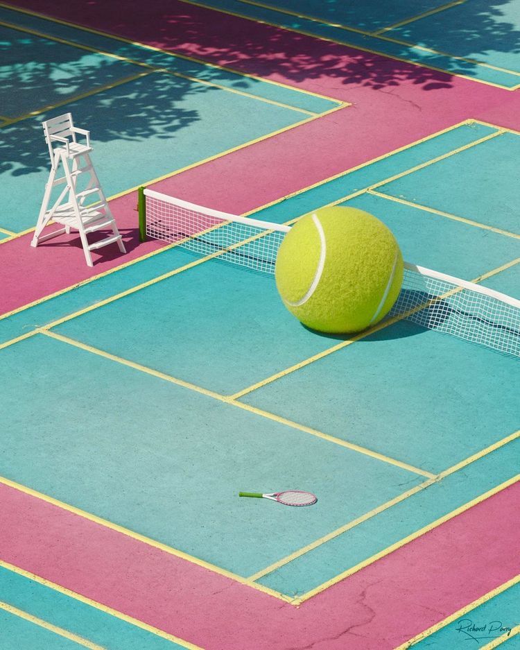 stylish cute tennis backgrounds for projects