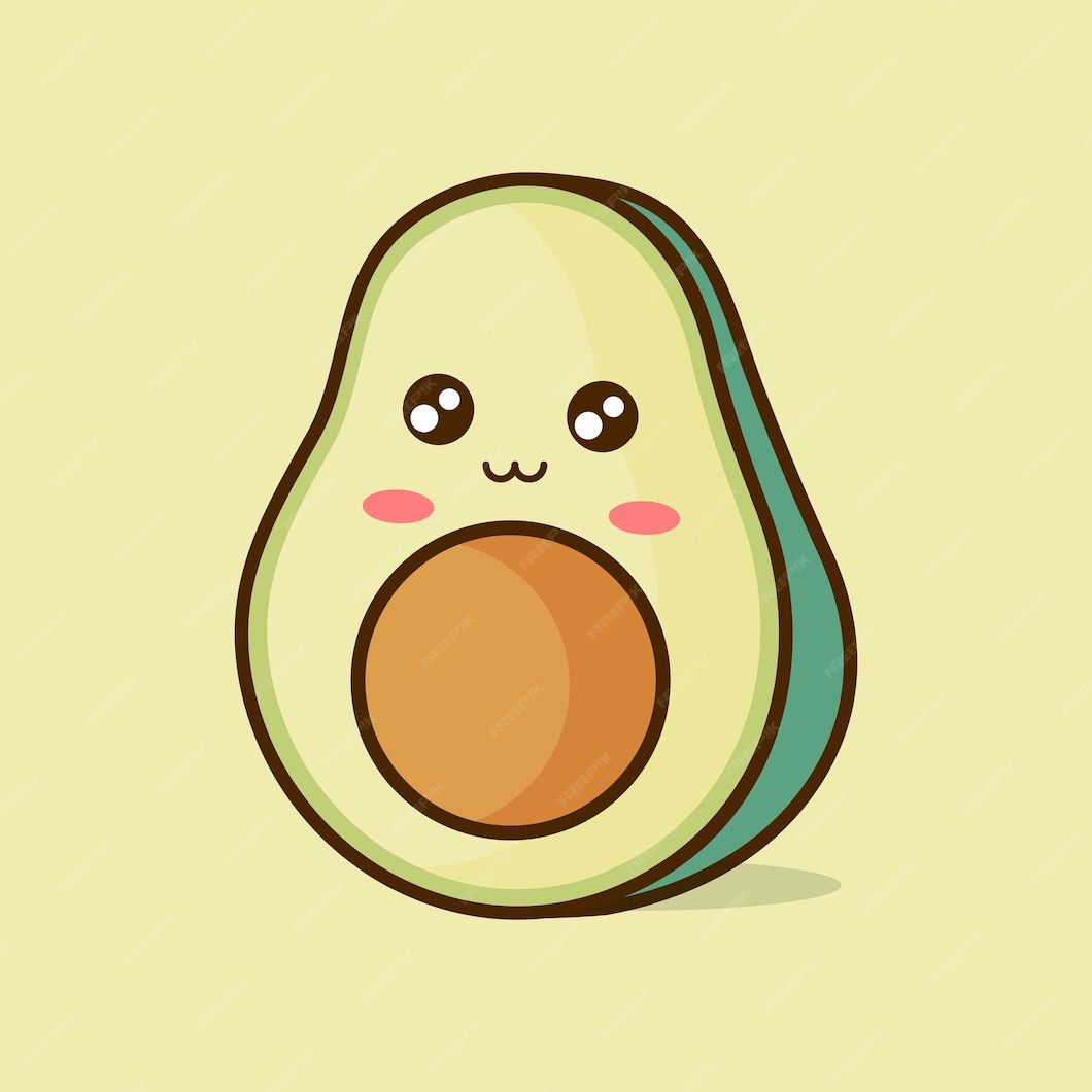 sweet cute avocado backgrounds for events