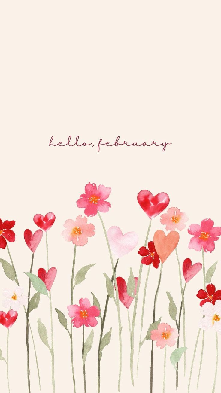 sweet cute february designs for wallpapers