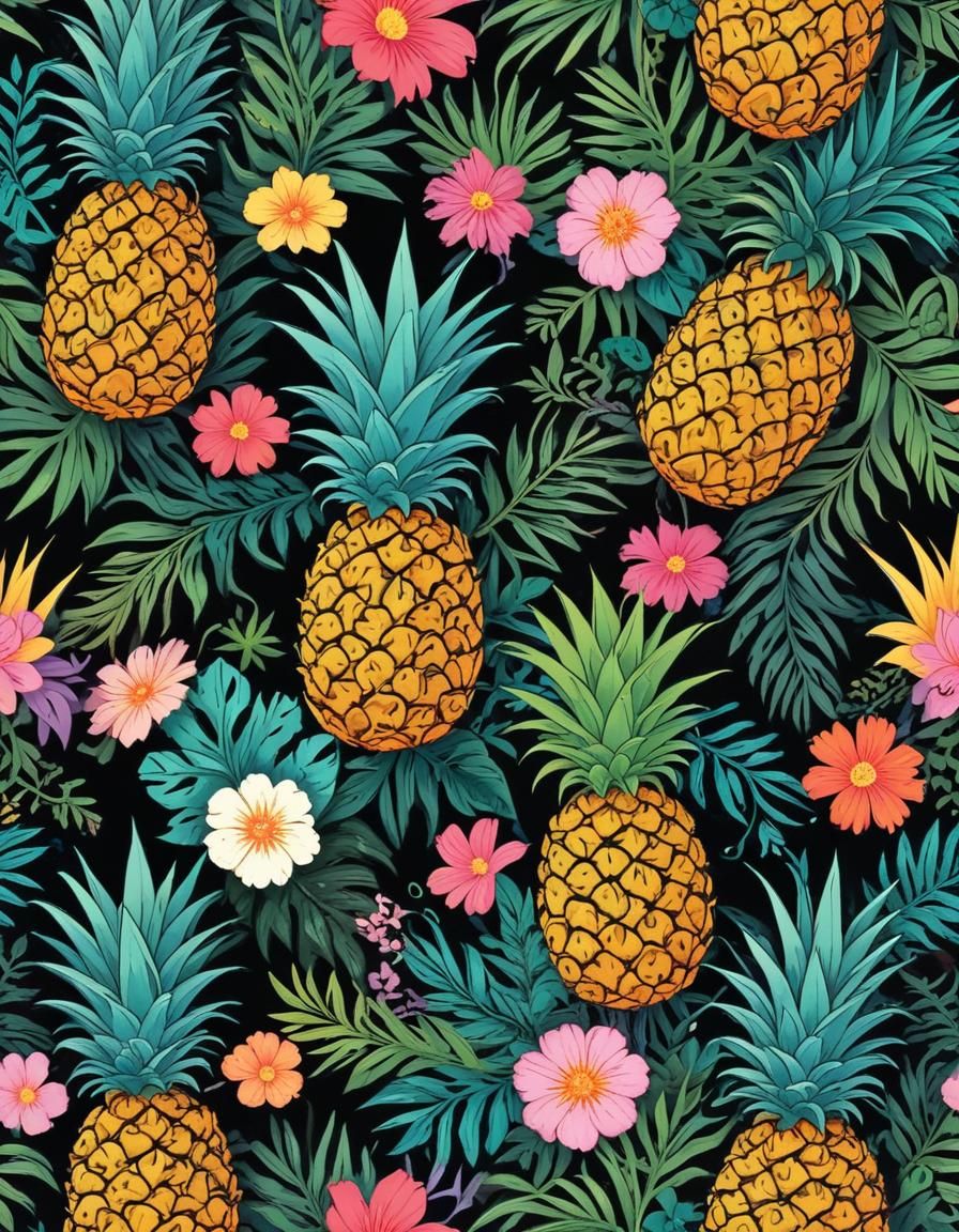 sweet cute pineapple wallpapers