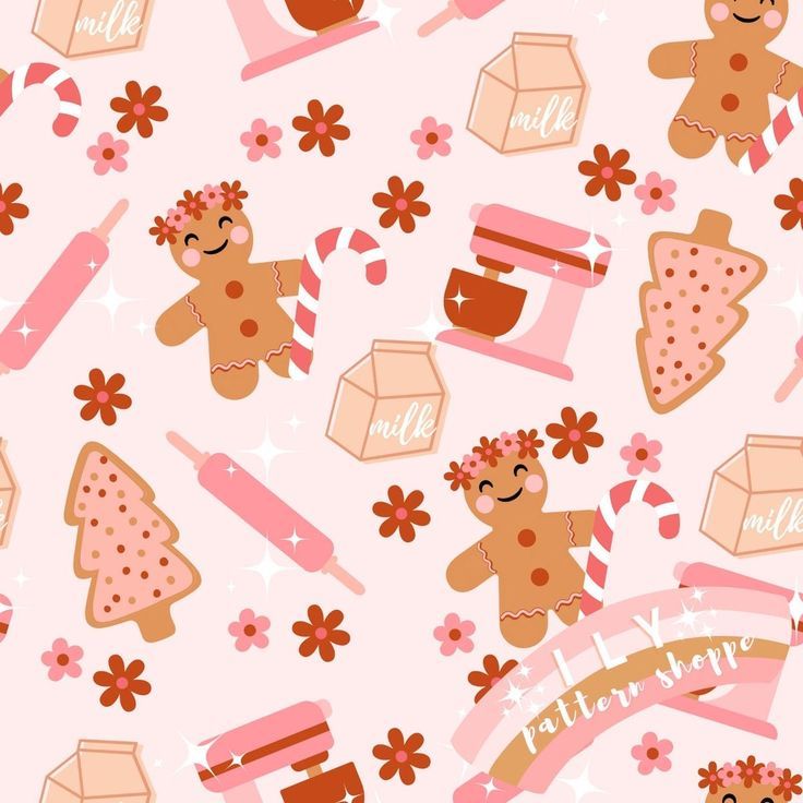 sweet gingerbread background images