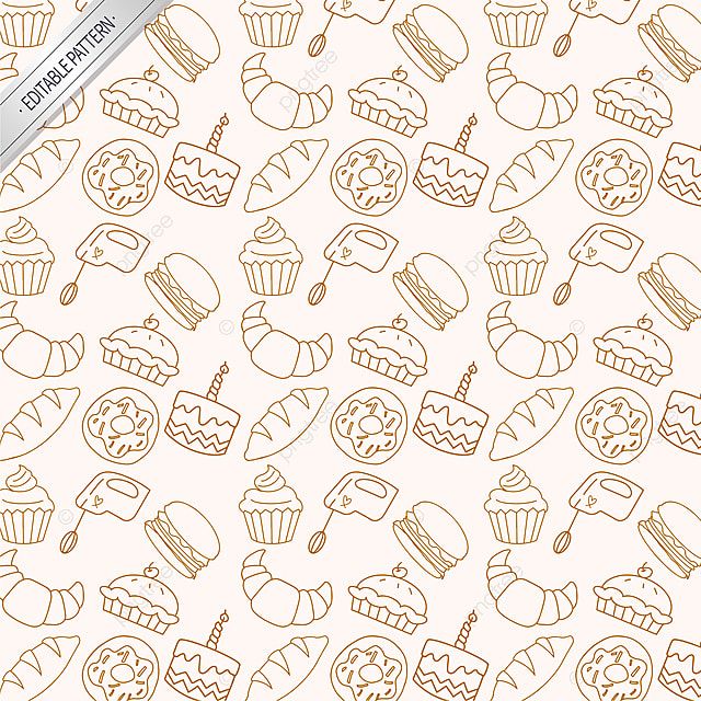 themed cute cupcake background art