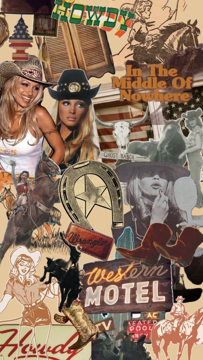 trendy cute cowgirl backgrounds for creative projects