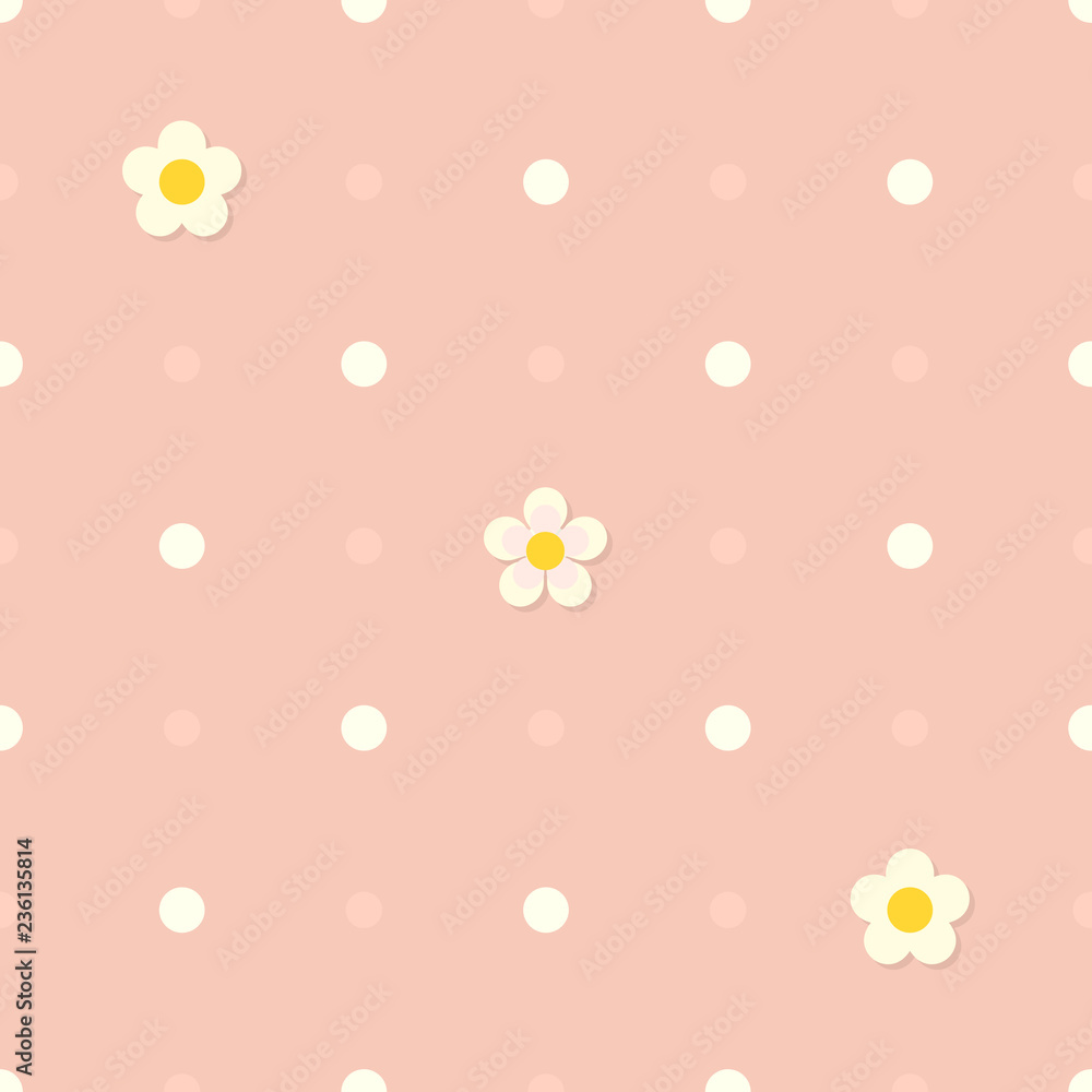 trendy cute polka dot background concepts