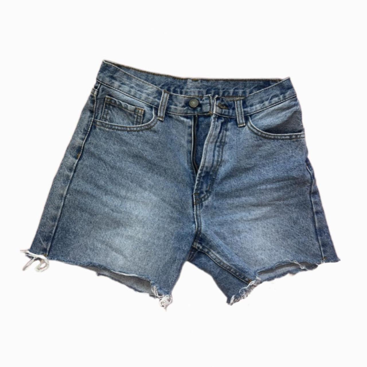 trendy cute shorts on transparent backdrop