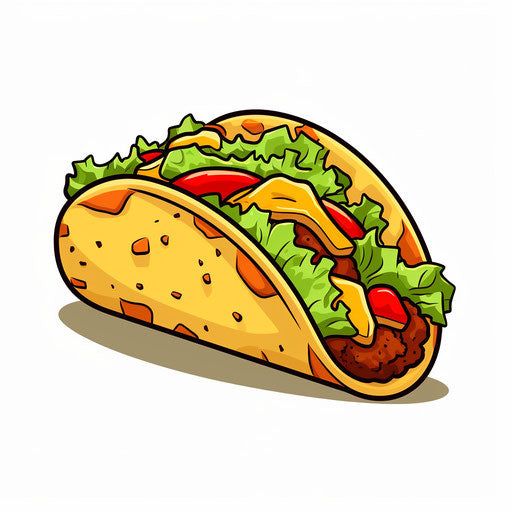 trendy cute taco backgrounds