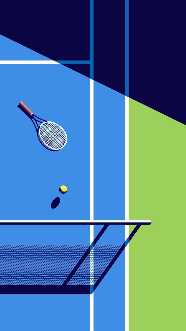 trendy cute tennis backgrounds for content creators