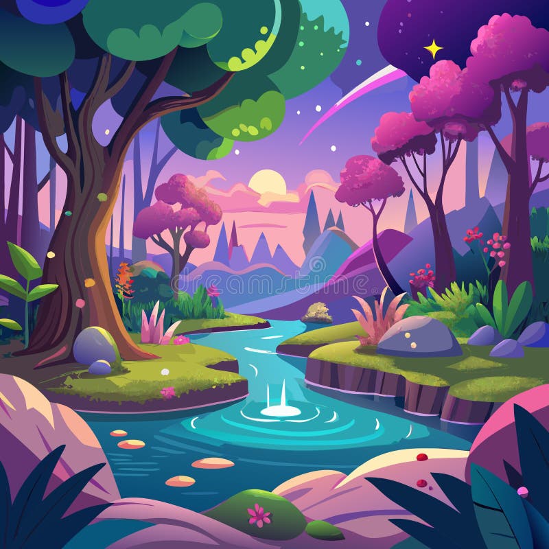 unique 3D cute swamp background collections.