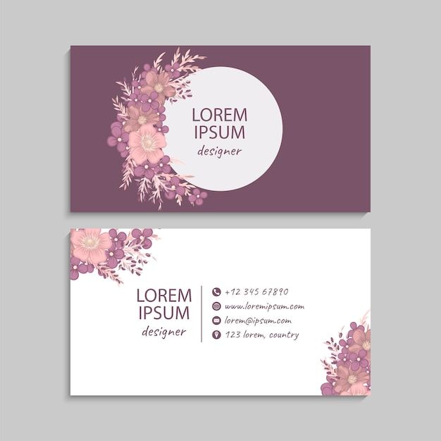 unique cute business card backgrounds