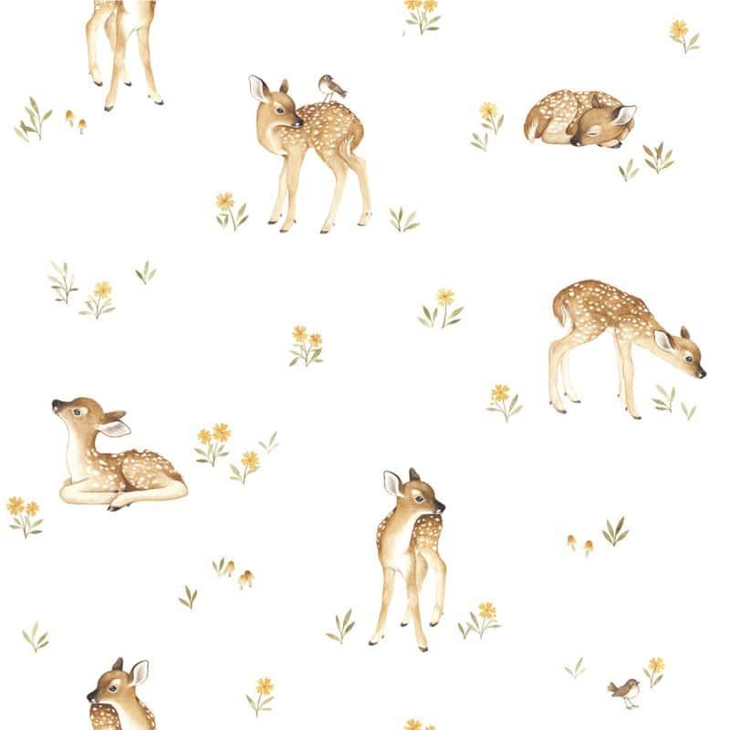 unique cute deer themed desktop backgrounds