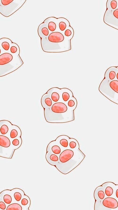 unique cute paw print backgrounds for social media