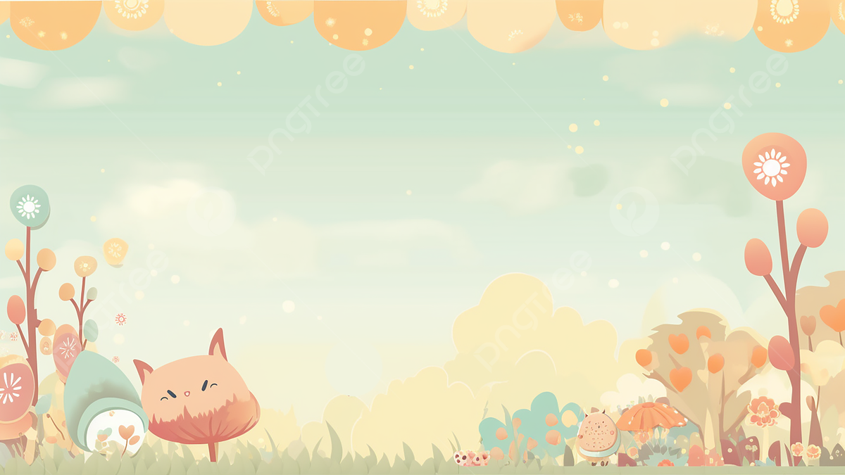 vibrant cute background drawing ideas