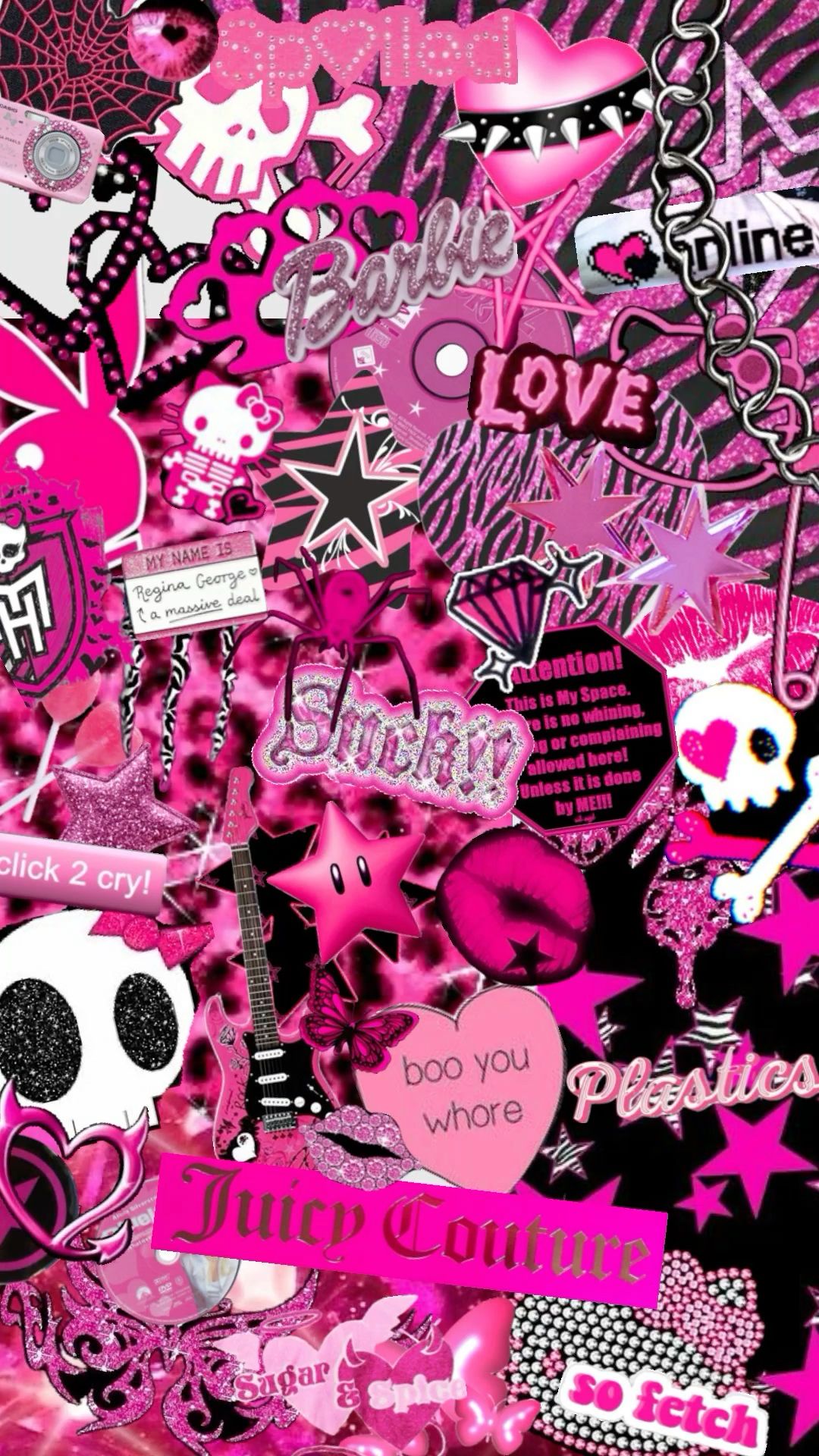 vibrant cute baddie background options