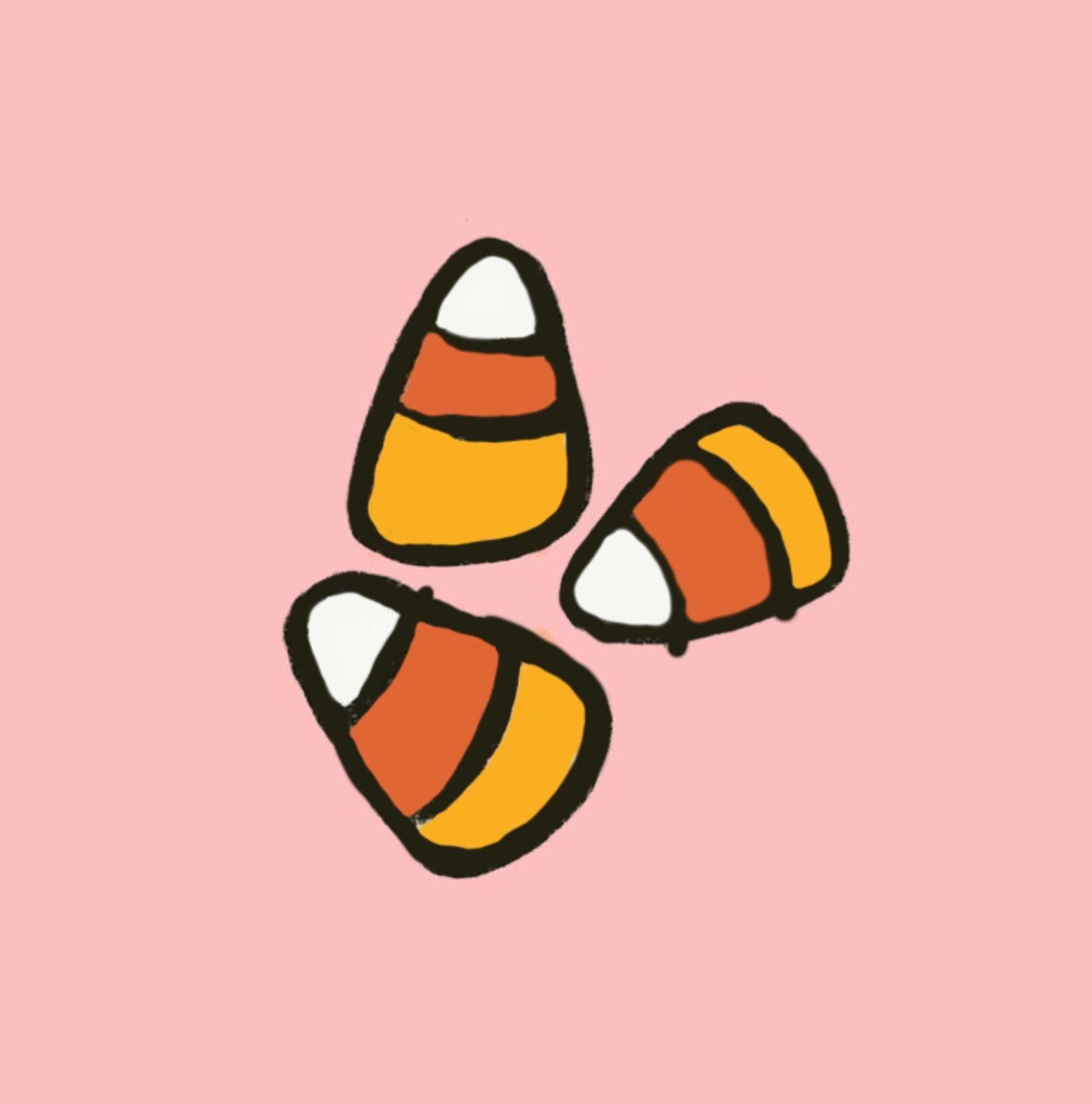 vibrant cute candy corn backgrounds